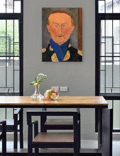 Foto 4 | Cuadro Decorativo - León Bakst, 1917- Amedeo Modigliani - Fotografía - 28x36 - Impresión En Lienzo - Fine Art Tj