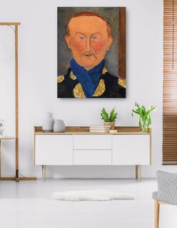 Foto 5 | Cuadro Decorativo - León Bakst, 1917- Amedeo Modigliani - Fotografía - 28x36 - Impresión En Lienzo - Fine Art Tj