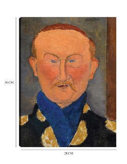Foto 6 | Cuadro Decorativo - León Bakst, 1917- Amedeo Modigliani - Fotografía - 28x36 - Impresión En Lienzo - Fine Art Tj
