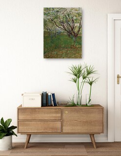 Foto 3 | Cuadro Decorativo - El Huerto Floreciente (1888)- Vincent Van Gogh - Abstracto - 69x92 - Impresión En Lienzo - Fine A