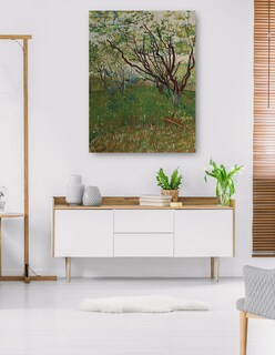Foto 5 | Cuadro Decorativo - El Huerto Floreciente (1888)- Vincent Van Gogh - Abstracto - 69x92 - Impresión En Lienzo - Fine A
