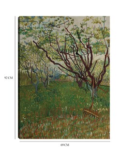 Foto 6 | Cuadro Decorativo - El Huerto Floreciente (1888)- Vincent Van Gogh - Abstracto - 69x92 - Impresión En Lienzo - Fine A