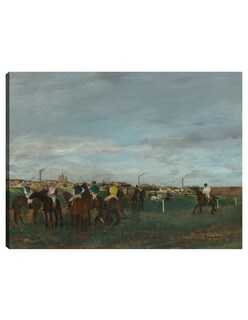 Foto 1 | Cuadro Decorativo - Las Carreras- Edgar Degas - Religión - 46x61 - Impresión En Lienzo - Fine Art Tj