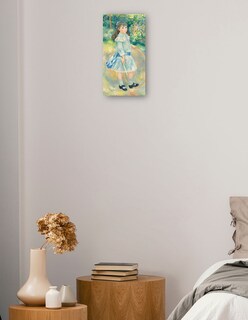 Foto 2 | Cuadro Decorativo - Chica Con Un Aro- Pierre-auguste Renoir - Fotografía - 46x89 - Impresión En Lienzo - Fine Art Tj