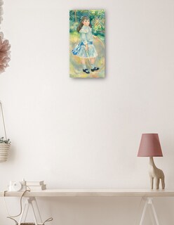 Foto 3 | Cuadro Decorativo - Chica Con Un Aro- Pierre-auguste Renoir - Fotografía - 46x89 - Impresión En Lienzo - Fine Art Tj