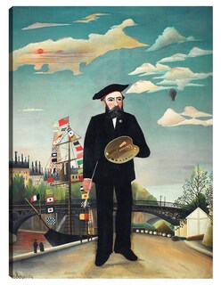 Foto 1 | Cuadro Decorativo - Yo Mismo: Retrato – Paisaje (1890)- Henri Rousseau - Fotografía - 77x102 - Impresión En