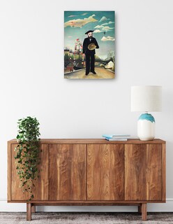Foto 2 | Cuadro Decorativo - Yo Mismo: Retrato – Paisaje (1890)- Henri Rousseau - Fotografía - 77x102 - Impresión En