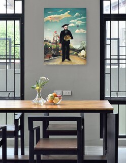 Foto 4 | Cuadro Decorativo - Yo Mismo: Retrato – Paisaje (1890)- Henri Rousseau - Fotografía - 77x102 - Impresión En