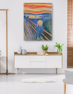 Foto 5 | Cuadro Decorativo - El Grito (1895) I- Edvard Munch - Abstracto - 28x36 - Impresión En Lienzo - Fine Art Tj