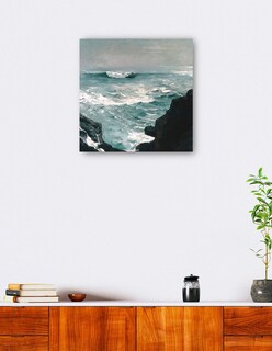 Foto 5 | Cuadro Decorativo - Roca Del Cañón (1895)- Winslow Homer - Costa - 51x51 - Impresión En Lienzo - Fine Art Tj