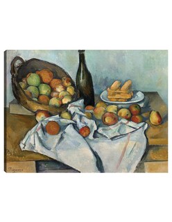 Foto 1 | Cuadro Decorativo - La Cesta De Manzanas (1893)- Paul Cézanne - Religión - 28x36 - Impresión En Lienzo - Fine Art Tj