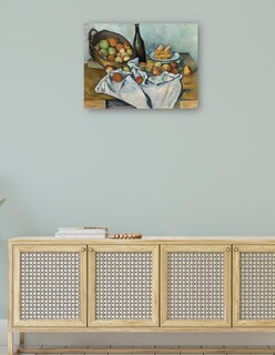 Foto 4 | Cuadro Decorativo - La Cesta De Manzanas (1893)- Paul Cézanne - Religión - 28x36 - Impresión En Lienzo - Fine Art Tj