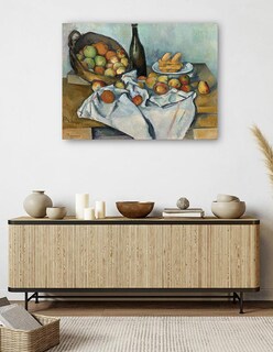 Foto 5 | Cuadro Decorativo - La Cesta De Manzanas (1893)- Paul Cézanne - Religión - 28x36 - Impresión En Lienzo - Fine Art Tj