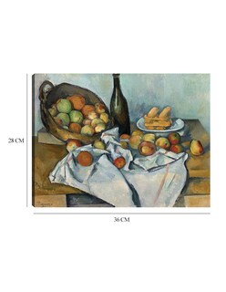 Foto 6 | Cuadro Decorativo - La Cesta De Manzanas (1893)- Paul Cézanne - Religión - 28x36 - Impresión En Lienzo - Fine Art Tj