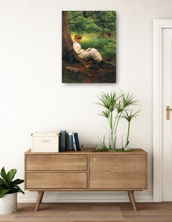 Foto 3 | Cuadro Decorativo - Hora De Verano- Joseph Farquharson - Fotografía - 107x143 - Impresión En Lienzo - Fine Art Tj