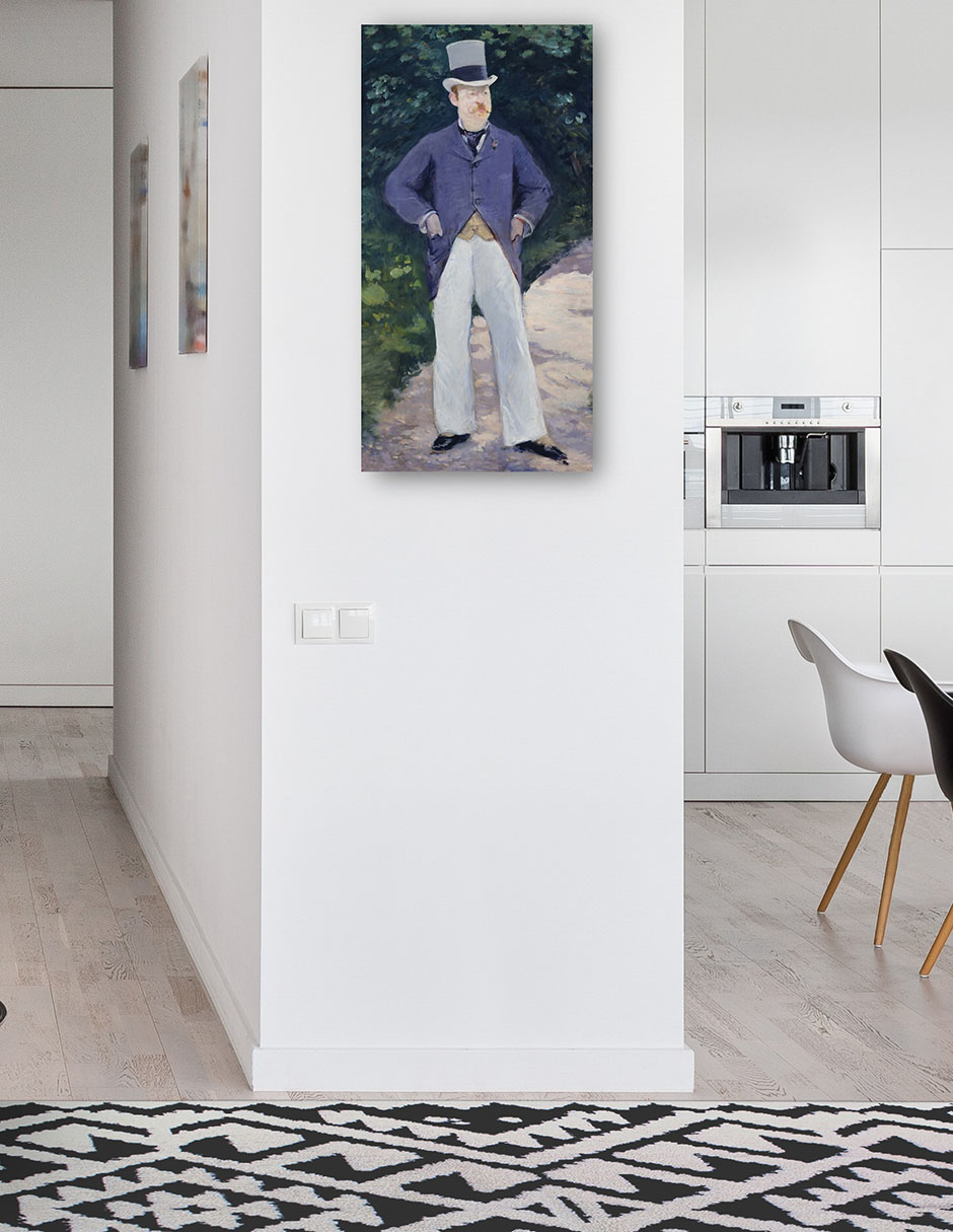 Foto 4 | Cuadro Decorativo - Retrato Del Señor Brun- Edouard Manet - Fotografía - 54x102 - Impresión En Lienzo - Fine Art Tj