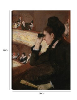 Foto 6 | Cuadro Decorativo - En El Palco (1878)- Mary Cassatt - Fotografía - 28x36 - Impresión En Lienzo - Fine Art Tj