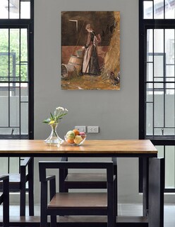 Foto 4 | Cuadro Decorativo - Huevos Frescos (1874)- Winslow Homer - Fotografía - 28x36 - Impresión En Lienzo - Fine Art Tj