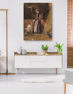 Foto 5 | Cuadro Decorativo - Huevos Frescos (1874)- Winslow Homer - Fotografía - 28x36 - Impresión En Lienzo - Fine Art Tj