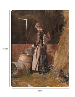 Foto 6 | Cuadro Decorativo - Huevos Frescos (1874)- Winslow Homer - Fotografía - 28x36 - Impresión En Lienzo - Fine Art Tj