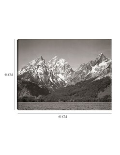 Foto 6 | Cuadro Decorativo - Parque Nacional Teton, Wyoming- Ansel Adams - Religión - 46x61 - Impresión En Lienzo - Fine Art Tj