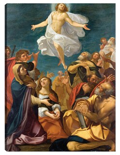 Foto 1 | Cuadro Decorativo - Ascensión De Cristo (hacia 1640)- Giacomo Cavedone - Religión - 46x61 - Impresión En Lienzo