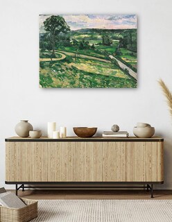 Foto 5 | Cuadro Decorativo - El Árbol De La Curva- Paul Cézanne - Religión - 69x92 - Impresión En Lienzo - Fine Art Tj
