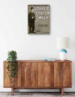 Foto 2 | Cuadro Decorativo - Paseo De Charlie Chaplin (1915)- Unknown - Fotografía - 69x92 - Impresión En Lienzo - Fine Art Tj