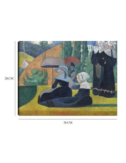 Foto 6 | Cuadro Decorativo - Mujeres Bretonas Con Paraguas (1892)- Emile Bernard - Religión - 28x36 - Impresión En Lienzo