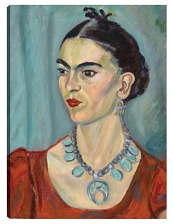 Foto 1 | Cuadro Decorativo - Frida Khalo (1933)- Magda Pach - Fotografía - 46x61 - Impresión En Lienzo - Fine Art Tj