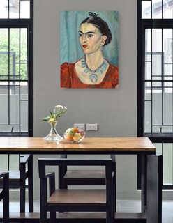 Foto 4 | Cuadro Decorativo - Frida Khalo (1933)- Magda Pach - Fotografía - 46x61 - Impresión En Lienzo - Fine Art Tj