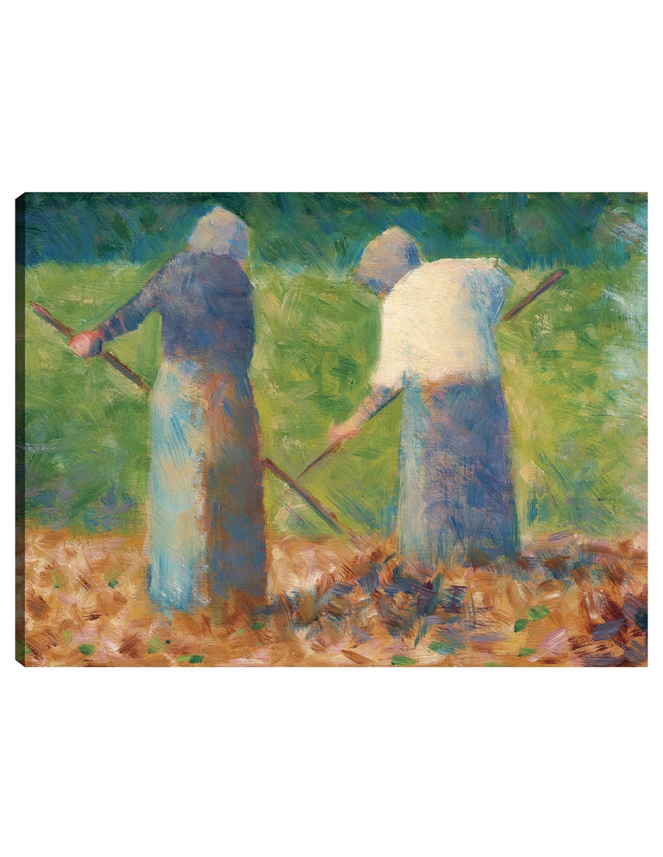 Foto 2 pulgar | Cuadro Decorativo - Henificadores En Montfermeil- Georges Seurat - Religión - 28x36 - Impresión En Lienzo - Fine Art Tj