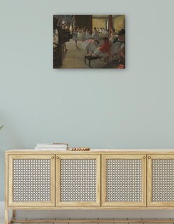 Foto 4 | Cuadro Decorativo - La Clase De Baile, C. 1873- Edgar Degas - Fotografía - 107x143 - Impresión En Lienzo - Fine Art Tj