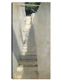 Foto 1 | Cuadro Decorativo - Escalera En Capri (1878)- John Singer Sargent - Ciudades - 34x64 - Impresión En Lienzo - Fine Art T