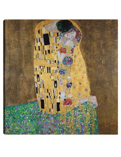 Foto 1 | Cuadro Decorativo - El Beso- Gustav Klimt - Abstracto - 89x89 - Impresión En Lienzo - Fine Art Tj
