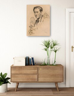 Foto 3 | Cuadro Decorativo - Walt Disney (1938)- Samuel Johnson Woolf - Fotografía - 46x61 - Impresión En Lienzo - Fine Art Tj