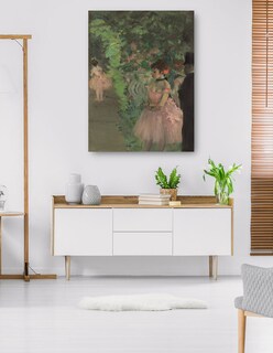 Foto 5 | Cuadro Decorativo - Bailarines Detrás Del Escenario- Edgar Degas - Fotografía - 28x36 - Impresión En Lienzo - Fine A