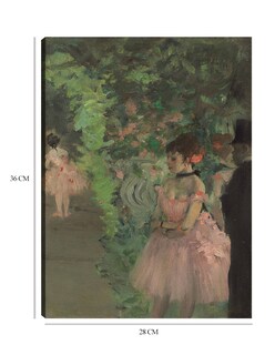 Foto 6 | Cuadro Decorativo - Bailarines Detrás Del Escenario- Edgar Degas - Fotografía - 28x36 - Impresión En Lienzo - Fine A