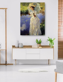 Foto 5 | Cuadro Decorativo - Paseo Matutino (1888)- John Singer Sargent - Fotografía - 69x92 - Impresión En Lienzo - Fine Art Tj