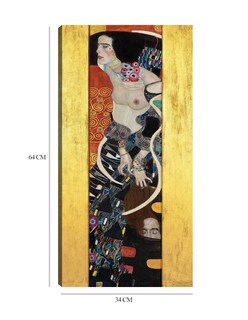 Foto 6 | Cuadro Decorativo - Judit Ii (salomé) (1909)- Gustav Klimt - Fotografía - 34x64 - Impresión En Lienzo - Fine Art Tj