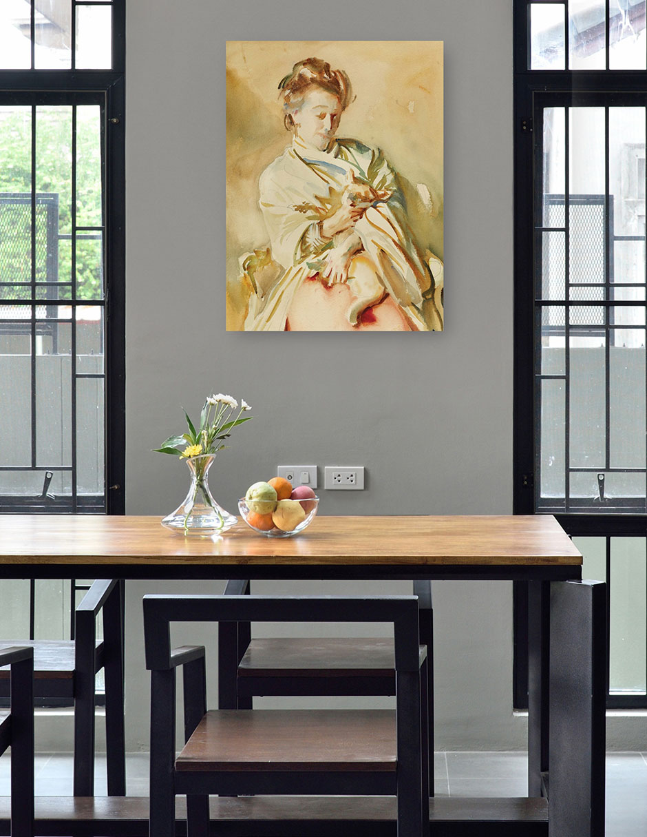 Foto 5 pulgar | Cuadro Decorativo - Flora Priestley (hacia 1907)- John Singer Sargent - Fotografía - 107x143 - Impresión En Li