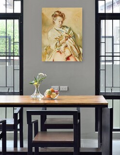 Foto 4 | Cuadro Decorativo - Flora Priestley (hacia 1907)- John Singer Sargent - Fotografía - 107x143 - Impresión En Li