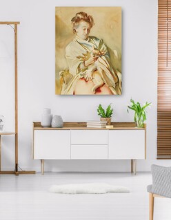Foto 5 | Cuadro Decorativo - Flora Priestley (hacia 1907)- John Singer Sargent - Fotografía - 107x143 - Impresión En Li