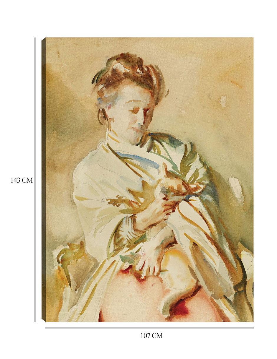 Foto 7 pulgar | Cuadro Decorativo - Flora Priestley (hacia 1907)- John Singer Sargent - Fotografía - 107x143 - Impresión En Li