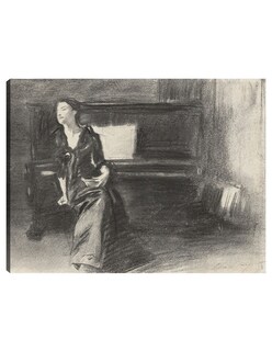 Foto 1 | Cuadro Decorativo - Dama Al Piano- John Singer Sargent - Fotografía - 28x36 - Impresión En Lienzo - Fine Art Tj