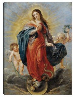 Foto 1 | Cuadro Decorativo - Inmaculada Concepción (1628-1629)- Peter Paul Rubens - Religión - 46x61 - Impresión En Lie