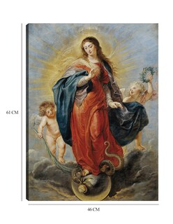 Foto 6 | Cuadro Decorativo - Inmaculada Concepción (1628-1629)- Peter Paul Rubens - Religión - 46x61 - Impresión En Lie