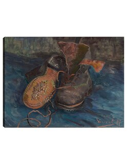 Foto 1 | Cuadro Decorativo - Un Par De Botas (1887)- Vincent Van Gogh - Religión - 46x61 - Impresión En Lienzo - Fine Art Tj