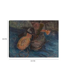 Foto 6 | Cuadro Decorativo - Un Par De Botas (1887)- Vincent Van Gogh - Religión - 46x61 - Impresión En Lienzo - Fine Art Tj