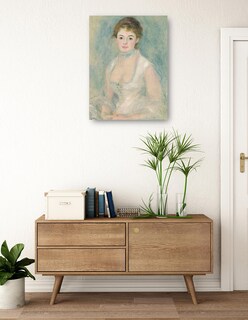 Foto 3 | Cuadro Decorativo - Señora Henriot- Pierre-auguste Renoir - Fotografía - 69x92 - Impresión En Lienzo - Fine Art Tj